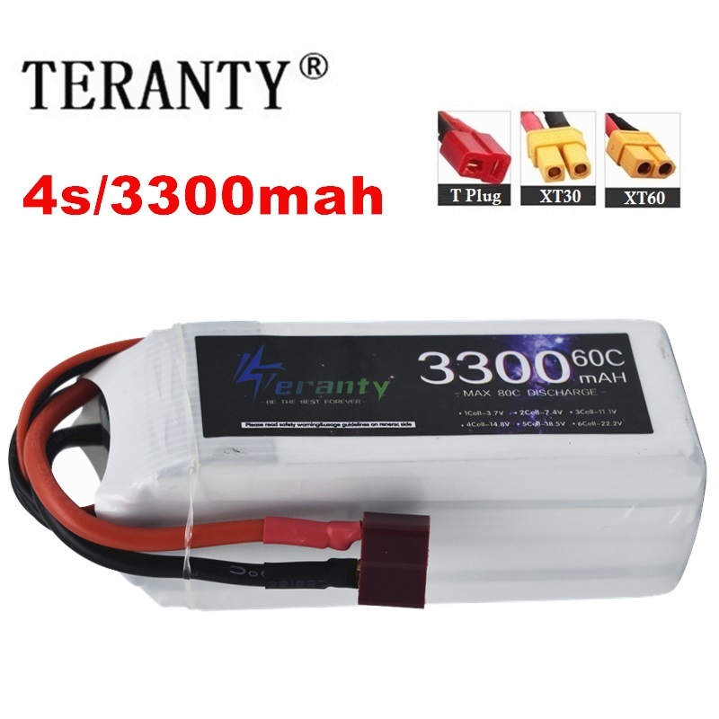Drone Battery Lipo - Lipo Oplaadbare Batterij 4S 3300Mah 60c