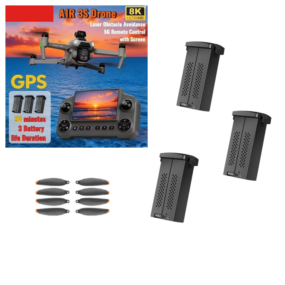 A1R 3S GPS-batterij 7.4V 3000m - Drone Battery 3S recensie en prijs
