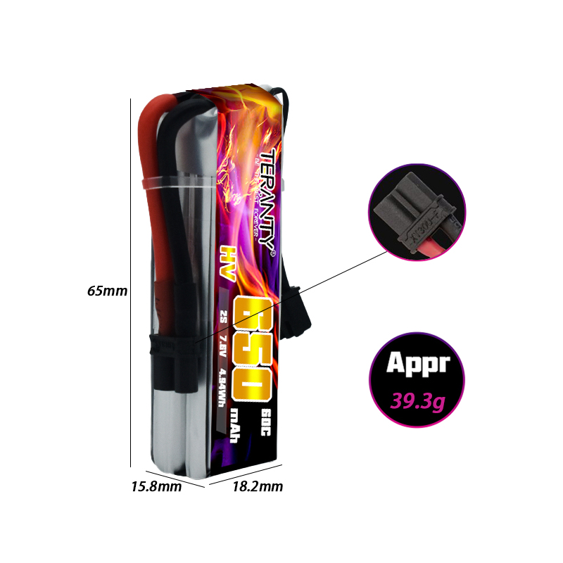2/4/6/10 STUKS TERANTY 650mAh  - Drone Battery Lipo recensie en prijs